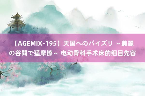 【AGEMIX-195】天国へのパイズリ ～美麗の谷間で猛摩擦～ 电动骨科手术床的细目先容